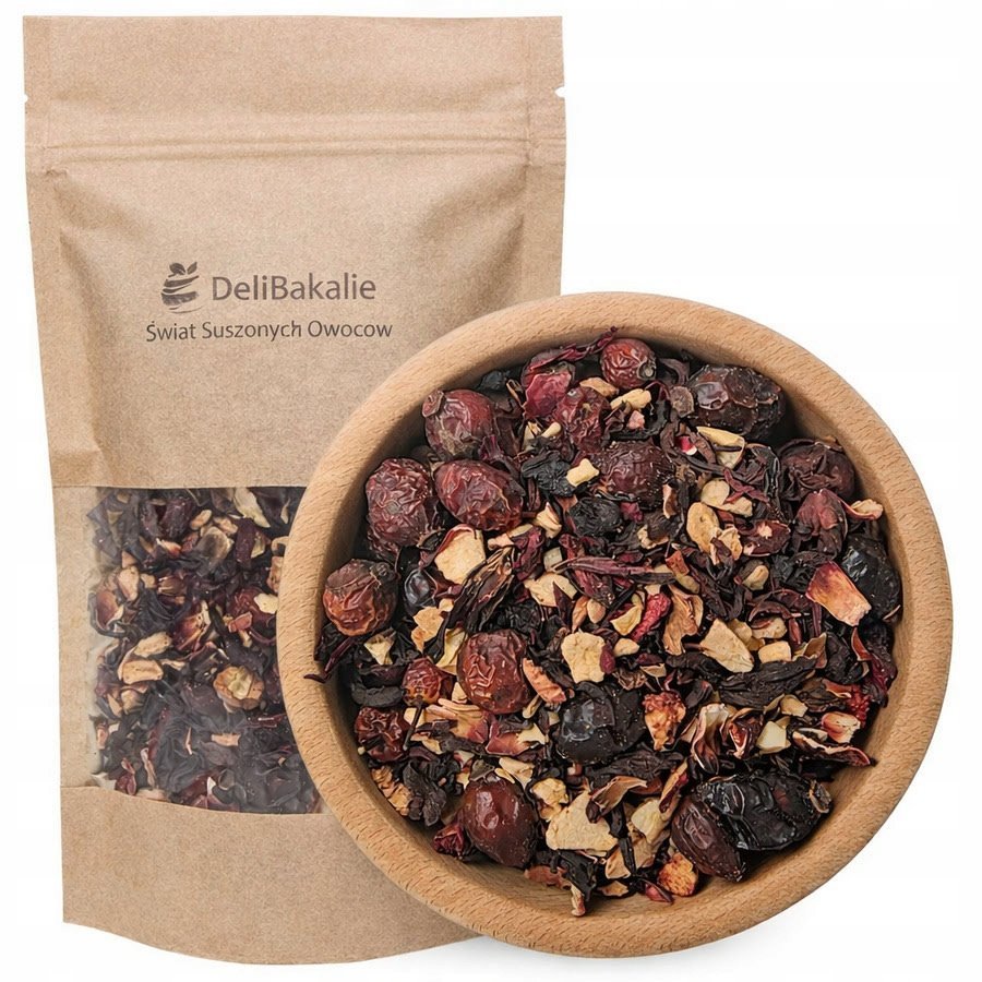 Herbata z dziką różą 100g napar herbata owocowa DeliBakalie