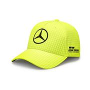 Baseball, krykiet, palant - Czapka męska baseballowa Lewis Team yellow Mercedes AMG F1 2023 - miniaturka - grafika 1