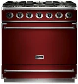 Kuchenki gazowo-elektryczne - Kuchnia gazowo-elektryczna FALCON 900S 90 Wiśniowy szczotkowany nikiel - miniaturka - grafika 1