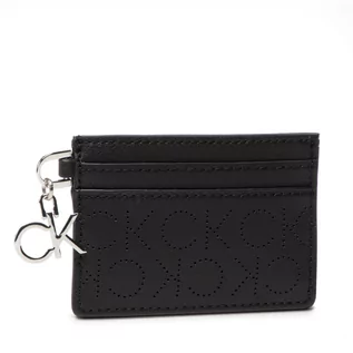 Etui na dokumenty i karty - Etui na karty kredytowe Calvin Klein - Re-Lock Cardholder W/Charm Perf K60K609491 BAX - grafika 1