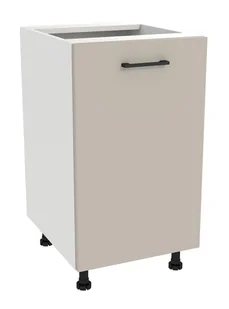 Szafka Dolna Presto 45X82Cm Płyta Laminowana Biały/Kaszmir - Szafki kuchenne - miniaturka - grafika 1