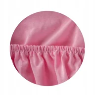 Prześcieradła dla dzieci - Prześcieradło Jersey Do Łóżeczka 140X70 Bawełna - Różowy - miniaturka - grafika 1