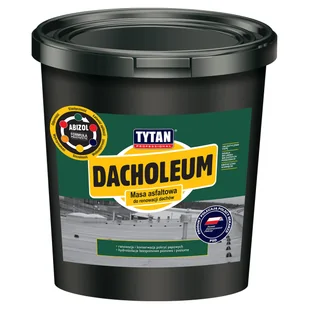 Masa asfaltowa do renowacji dachów Dacholeum 5 kg Tytan Professional - Preparaty bitumiczne - miniaturka - grafika 1
