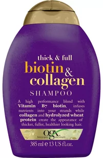 Organix Cosmetix Biotin & Collagen, szampon z biotyną i kolagenem, 385 ml - Szampony do włosów - miniaturka - grafika 1