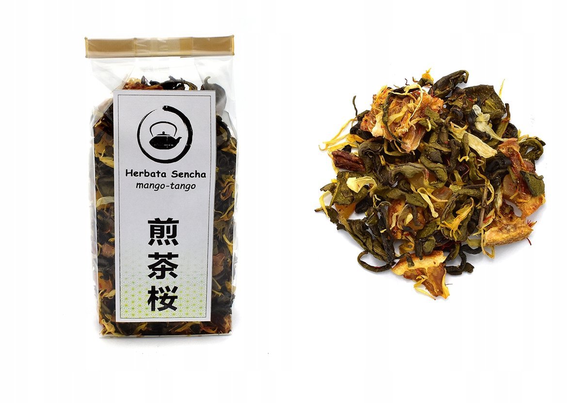 Herbata zielona Sencha Mango - Tango 100 g
