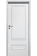 Drzwi wewnętrzne - Pol-Skone Dzwi Wewnętrzne Pełne Modena 05 Biały - miniaturka - grafika 1