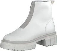 Botki damskie - s.Oliver Damskie sztyblety 5-5-25409-29, kremowe, 42 EU - miniaturka - grafika 1