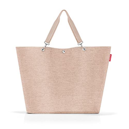 reisenthel shopper XL Twist Coffee – przestronna torba na zakupy i elegancka torebka w jednym – wykonana z wodoodpornego materiału, Twist Coffee, XL
