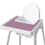 Krzesełka do karmienia - MATA SILIKONOWA DO KRZESEŁKA IKEA ANTILOP PODKŁADKA NA TACKĘ STOLIK RÓŻ - miniaturka - grafika 1
