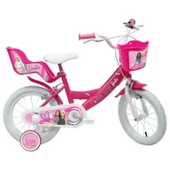 Rowery - Rower dziecięcy BARBIE 14 cali dla dziewczynki - miniaturka - grafika 1
