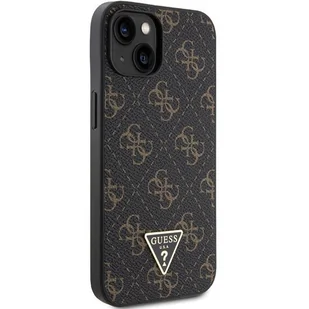 Etui Guess GUHCP14SPG4GPK Apple iPhone 14 / 15 hardcase 4G Triangle Metal Logo czarny/black - Etui i futerały do telefonów - miniaturka - grafika 5