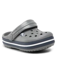 Klapki i japonki damskie - Crocs Klapki Crocband Clog K 204537 Smoke/Navy - miniaturka - grafika 1