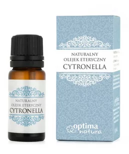 OPTIMA PLUS Naturalny olejek eteryczny CYTRONELLOWY 10 ml - Aromaterapia - miniaturka - grafika 1