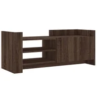 Szafki RTV - vidaXL Szafka pod telewizor brązowy dąb 100x35x40 cm materiał drewnopochodny - miniaturka - grafika 1
