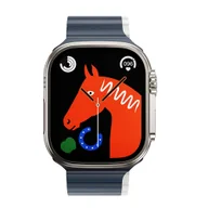 Akcesoria do smartwatchy - Hoco HOCO pasek do Apple Watch 42 / 44 / 45 / 49 mm AS102 niebieski z szarym - miniaturka - grafika 1