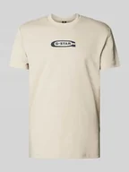 Koszulki męskie - T-shirt z nadrukiem z logo - miniaturka - grafika 1