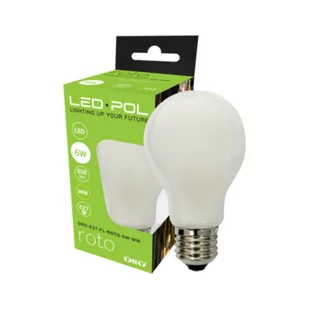 Żarówka Filament LED ORO-E27-FL-ROTO-6W-WW - Żarówki LED - miniaturka - grafika 1