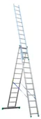 Drabiny - DRABINA ALUMINIOWA 3-ELEMENTOWA 897CM 13+13+13 SZCZEBLI - miniaturka - grafika 1