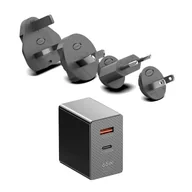 Adaptery i przejściówki - BTI Wallmount GaN 65W USB-C Adapter adapter zasilający/ inwentor Wewnętrzna Czarny AC-GAN65W-BTI - miniaturka - grafika 1