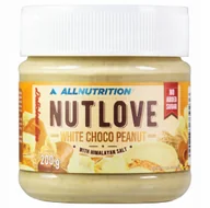 Słodkie kremy i masła - Allnutrition Nutlove White Choco Peanut 200g Krem Orzechowy BEZ CUKRU FIT - miniaturka - grafika 1
