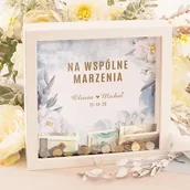 Skarbonki - SKARBONKA 3D dla Młodej Pary Coś Niebieskiego - miniaturka - grafika 1