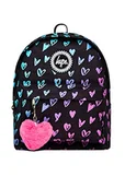 Plecaki - hype Plecak unisex z serduszkiem różowy herb, multi, Jeden rozmiar, Casual - miniaturka - grafika 1