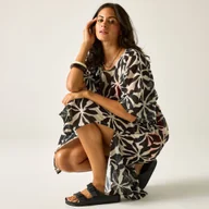 Stroje kąpielowe - Regatta Narzutka plażowa damska Avorno Beżowy, Rozmiar: 38 - miniaturka - grafika 1