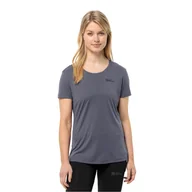 Koszulki i topy damskie - T-shirt damski Jack Wolfskin TECH T W dolphin - M - miniaturka - grafika 1