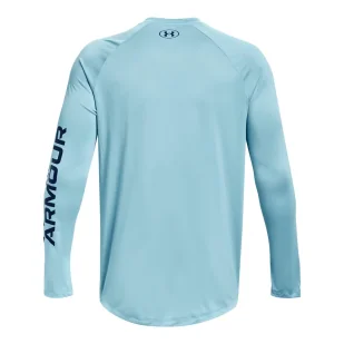 Koszulka męska Under Armour Tech Print Fill LS - Koszulki sportowe męskie - miniaturka - grafika 6
