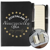 Notesy i bloczki - NOTES + DŁUGOPIS A6 PREZENT NA DZIEŃ NAUCZYCIELA - miniaturka - grafika 1