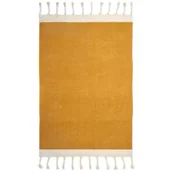 Dywany dla dzieci - Dywan boho żółty Lisboa Mustard 100x150 - miniaturka - grafika 1