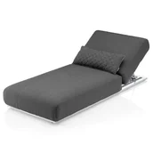 Leżaki ogrodowe - KETTLER leżak ogrodowy EGO, antracyt , 0105314-9000 - miniaturka - grafika 1