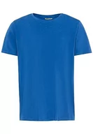 Koszulki męskie - camel active T-shirt męski, niebieski (True Blue), M - miniaturka - grafika 1