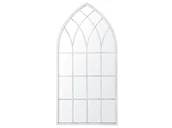 Lustra - Beliani Lustro ścienne 50 x 115 cm szare CASSEL - miniaturka - grafika 1