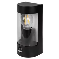 Lampy ogrodowe - Ares R kinkiet elewacyjny z czujnikiem ruchu 1xE27 czarny XD-QA101B - miniaturka - grafika 1