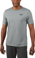 Odzież robocza - Milwaukee MILWAUKEE T-SHIRT Z KRÓTKIM RĘKAWEM - SZARY HTSSGR-XXL - miniaturka - grafika 1