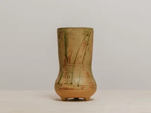 Wazon Talia na Nóżkach - pistacja - 19cm - Wazony i flakony - miniaturka - grafika 1