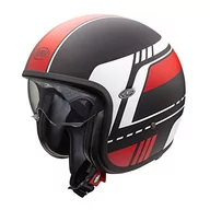 Kaski motocyklowe - Premier CASCO VINTAGE BL 92 BM,CZARNY/CZERWONY/BIAŁY,XS - miniaturka - grafika 1