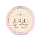 Rozświetlacze do twarzy i ciała - LOVELY Gold Goddess Highlighter rozświetlacz do twarzy 6g - miniaturka - grafika 1