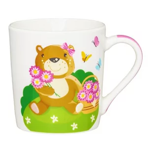 Kubek porcelanowy dla dzieci 240ml Eddie różowy Ambition - Kubki dla dzieci - miniaturka - grafika 1