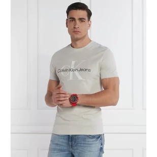 CALVIN KLEIN JEANS T-shirt | Slim Fit - Koszulki męskie - miniaturka - grafika 1