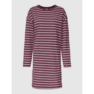 Piżamy damskie - Koszula nocna ze wzorem w paski - Esprit - grafika 1