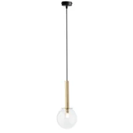 Lampy sufitowe - Zawieszana lampa Daisy 40757 Sigma zwis bubble przezroczysta złota - miniaturka - grafika 1