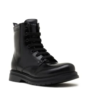 Tommy Hilfiger Botki | z dodatkiem skóry - Buty dla dziewczynek - miniaturka - grafika 1