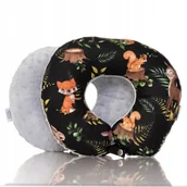 Akcesoria do fotelików - Poduszka Podróżna Dla Dzieci Rogal Zagłówek - miniaturka - grafika 1