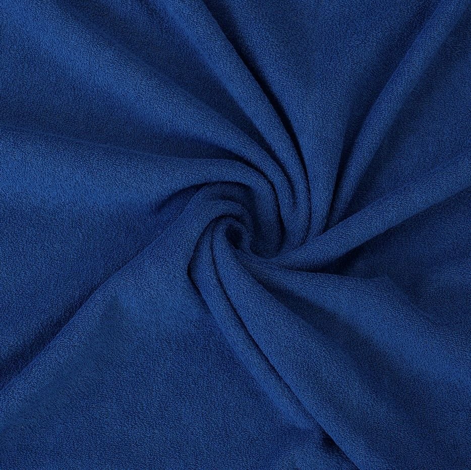 Kvalitex Prześcieradło frotte ciemnoniebieskie 100x200cm