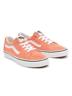 Trampki damskie - Vans Skórzane sneakersy w kolorze pomarańczowym - miniaturka - grafika 1