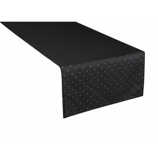 Bieżnik MIGOT 40 x 140 cm czarny - Obrusy i serwetki - miniaturka - grafika 1