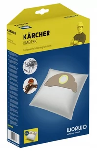 WORWO Worki do odkurzaczy KARCHER WD 2.200 KMB13K - 5 sztuk (148497) - Worki do odkurzaczy - miniaturka - grafika 1