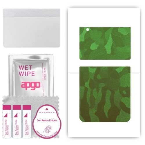 folia naklejka skórka strukturalna na TYŁ do Samsung W23 Flip - Moro Camo Zielony - apgo SKINS